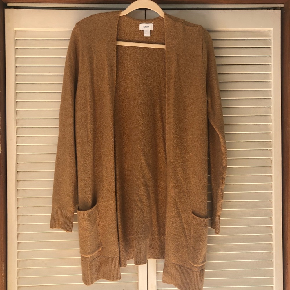 Camel color old navy cardigan